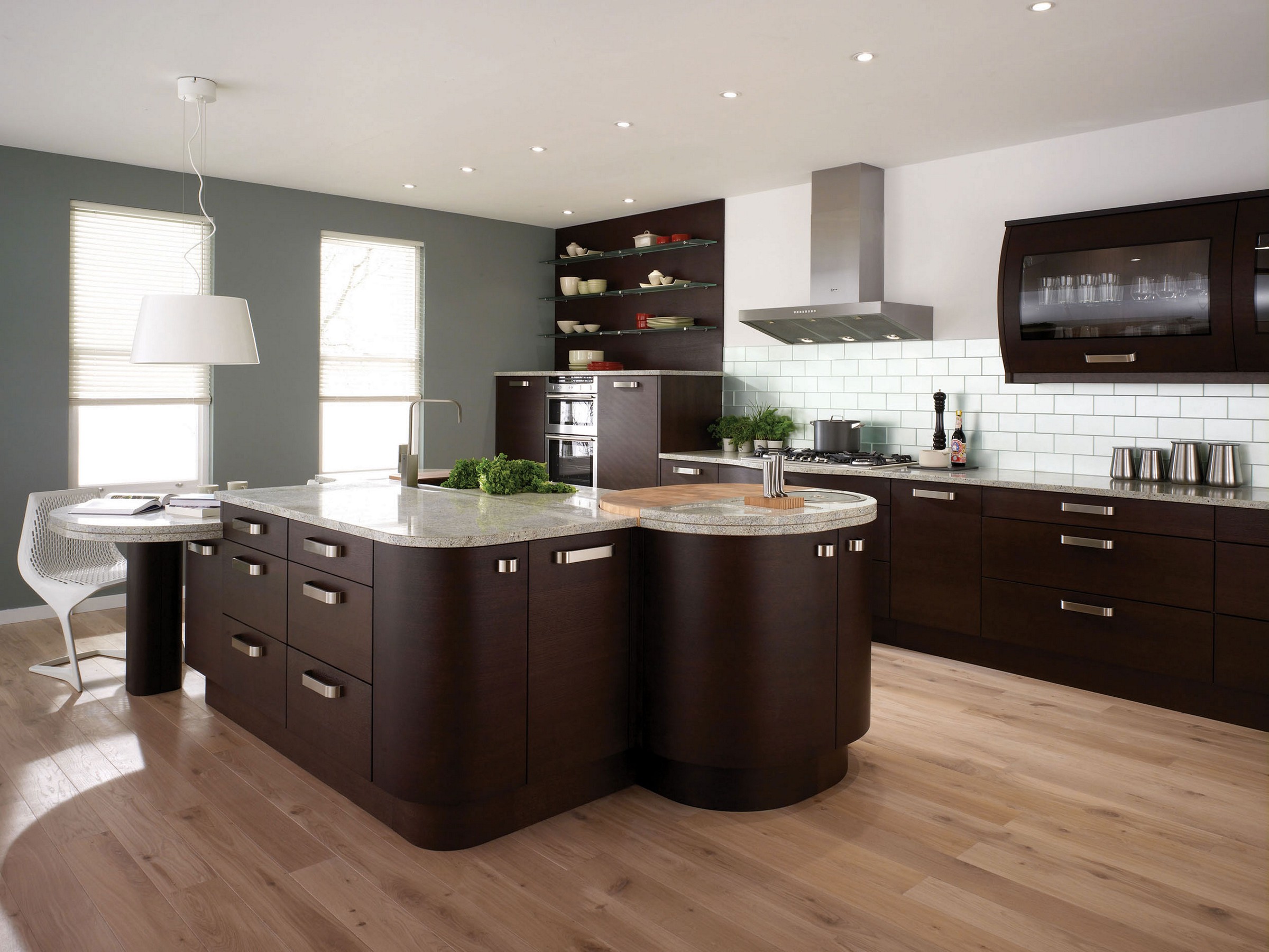 brown kitchen cabinets for inspirational bewitching Kitchen ideas for remod...